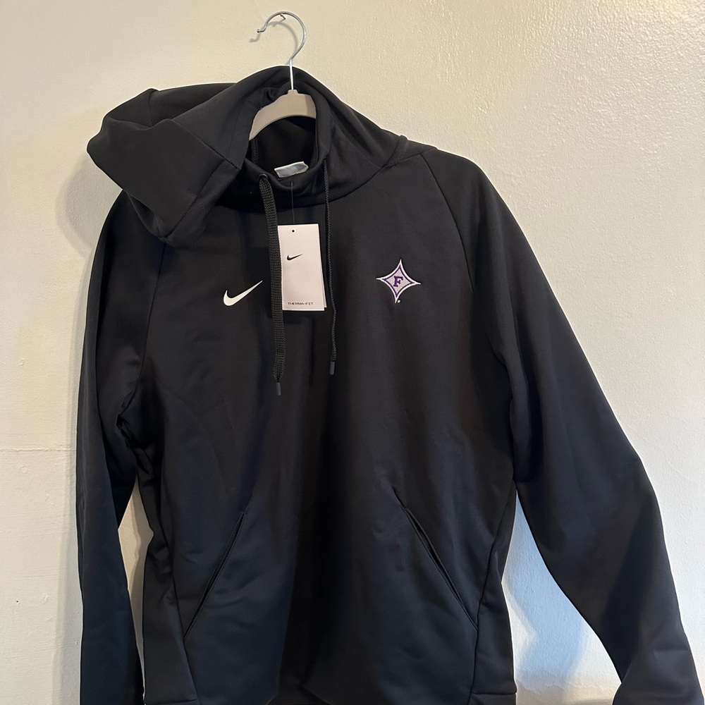 Nike Furman University Pullover Hoodie | Black | Men’s L | New With Tags